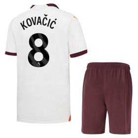 Koszulka Manchester City Kovacic 8 Dziecięcy Wyjazdowe 2023-24 Koszulki Piłkarskie Krótki Rękaw